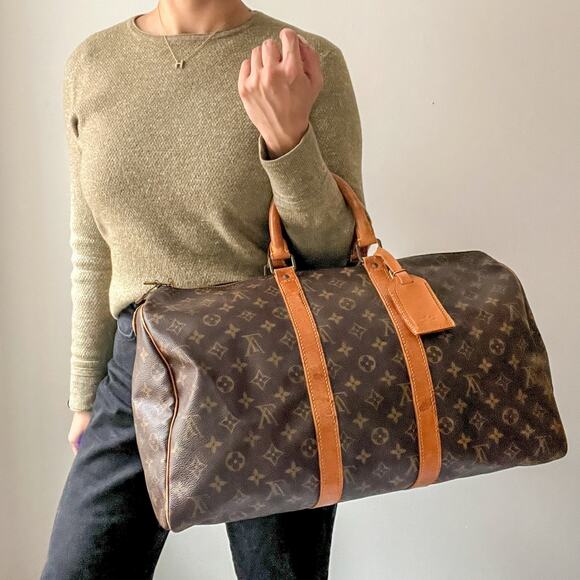 Louis Vuitton Keepall 45 Monogram Duffel Bag VI 881 - Picture 9 of 10